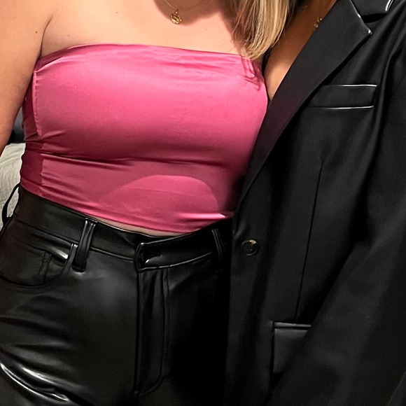 Free People pink satin top - Picture 3 of 3